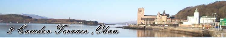 2 Cawdor Terrace ,Oban
